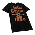 Schwarz - Back - Amplified - "In The Ghetto" T-Shirt für Herren-Damen Unisex