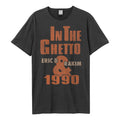 Holzkohle - Front - Amplified - "In The Ghetto" T-Shirt für Herren-Damen Unisex