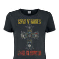 Holzkohle - Back - Amplified - "Appetite For Destruction" T-Shirt-Kleid für Damen