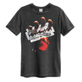 Anthrazit - Front - Amplified - "British Steel" T-Shirt für Herren-Damen Unisex