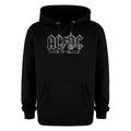 Holzkohle - Front - Amplified - "Black In Black" Kapuzenpullover für Herren-Damen Unisex