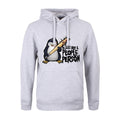 Grau - Front - Psycho Penguin - "Just Not A People Person" Kapuzenpullover für Herren