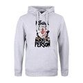 Grau - Front - Psycho Penguin - "Not A Morning Person" Kapuzenpullover für Herren