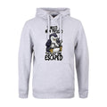 Grau - Front - Psycho Penguin - "I Need A New Friend" Kapuzenpullover für Herren