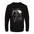 Schwarz - Front - Grindstore - "Skull Moon" Sweatshirt für Herren