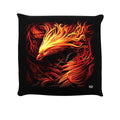 Schwarz-Orange - Front - Spiral Phoenix Arisen Zierkissen