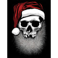 Schwarz - Side - Grindstore Nikolaussack mit Weihnachtsmann-Totenkopf