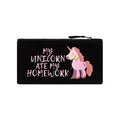 Schwarz - Front - Grindstore Federmäppchen My Unicorn Ate My Homework