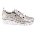 Silber - Back - Lunar - Damen Sneaker "Kiley"