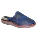 Blau - Front - Goodyear - Herren Hausschuhe "Glen"