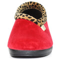 Rot - Close up - Lunar - Damen Hausschuhe "Paloma", Leo-Muster