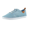 Hellblau - Side - Lunar - Damen Leinenschuhe "St Ives", Leder