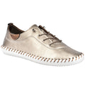 Gold - Front - Lunar - Damen Leinenschuhe "St Ives", Leder