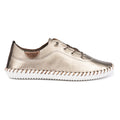 Gold - Side - Lunar - Damen Leinenschuhe "St Ives", Leder