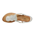 Silber - Lifestyle - Lunar - Damen Sandalen "Silvia"