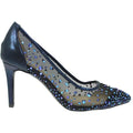 Marineblau - Back - Lunar - Damen Pumps "Argo", Netzmaterial