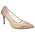 Roségold - Front - Lunar - Damen Pumps "Argo", Netzmaterial