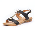 Schwarz - Side - Lunar - Damen Sandalen "Renoir"