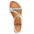 Silber-Braun - Lifestyle - Lunar - Damen Sandalen "Blaise II"