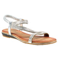 Silber-Braun - Front - Lunar - Damen Sandalen "Blaise II"