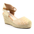 Beige - Front - Lunar - Damen Schuhe mit Keilabsatz "Craster"