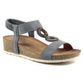 Grau - Front - Lunar - Damen Sandalen "Barwell"