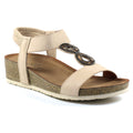 Beige - Front - Lunar - Damen Sandalen "Barwell"