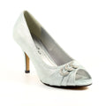 Silber - Front - Lunar - Damen Pumps "Lyla"