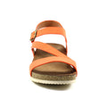 Orange - Pack Shot - Lunar - Damen Sandalen mit Keilabsatz "Cluster"