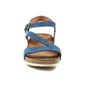 Blau - Pack Shot - Lunar - Damen Sandalen mit Keilabsatz "Cluster"