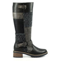 Schwarz - Lifestyle - Lunar - Damen Lange Stiefel "Wargate"