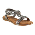 Zinn - Front - Lunar - Damen Sandalen "Marca"