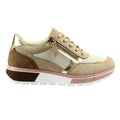 Beige - Side - Lunar - Damen Sneaker "Haller", Wildleder