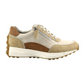 Beige - Side - Lunar - Damen Sneaker "Calvin"