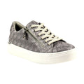 Zinn - Front - Lunar - Damen Sneaker "Layne", Zinn-Effekt