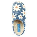 Blau - Close up - Lunar - Damen Pantoffeln "Plumeria"