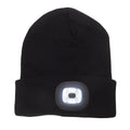 Schwarz - Back - Rock Jock Unisex Erwachsene LED Licht Mütze, Aufladbar