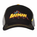 Schwarz-Grau - Front - Batman - Baseball-Mütze Netzrücken