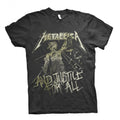 Schwarz - Front - Metallica - "And Justice For All" T-Shirt für Herren-Damen Unisex