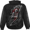 Schwarz - Back - Spiral Direct - "Reaper's Portal" Kapuzenpullover für Herren-Damen Unisex