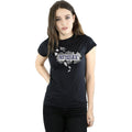 Schwarz - Back - Beetlejuice - T-Shirt Logo für Damen