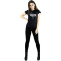 Schwarz - Side - Beetlejuice - T-Shirt Logo für Damen