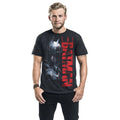 Schwarz - Lifestyle - Batman - "Raining Vengeance" T-Shirt für Herren-Damen Unisex