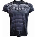 Schwarz - Front - Batman - "Muscle Cape" T-Shirt für Herren-Damen Unisex