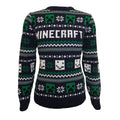 Bunt - Front - Minecraft - Pullover für Herren-Damen Unisex - weihnachtliches Design