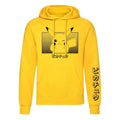 Gelb - Front - Pokemon - "Katakana" Kapuzenpullover für Herren-Damen Unisex