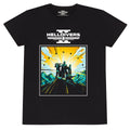 Schwarz - Front - Helldivers 2 - T-Shirt für Herren-Damen Unisex