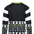 Schwarz-Weiß-Grün - Back - Beetlejuice - "Strange And Unusual" Pullover für Herren-Damen Unisex