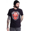 Schwarz - Back - Nightmare On Elm Street - "Skull" T-Shirt für Herren-Damen Unisex