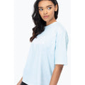 Mint - Back - Hype Damen T-Shirt mit Logo, gesprenkelt